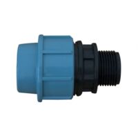 PE-NIPPEL-VERSCHRAUBUNG GZ 40X11/4 FÜR WASSER PN16