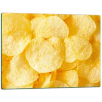 Schneidebrett aus Glas, 52 x 40 cm, Chips