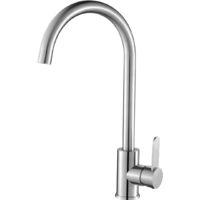 BONA Laveo Silberne Standarmatur mit U-Auslauf