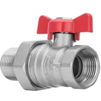 Schraubkugelhahn 3/4" GW/MZ, Flügeltürgriff