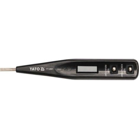 Tester di tensione 12-250V con display LCD - YT-2861 (1/3)