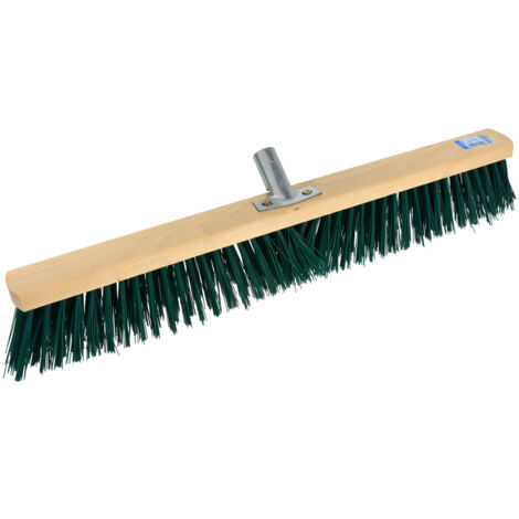 SCOPA DA STRADA 60cm SPAZZATRICE SETOLE RIGIDE OFFICINA GIARDINO ESTERNO GEKO (1/3)