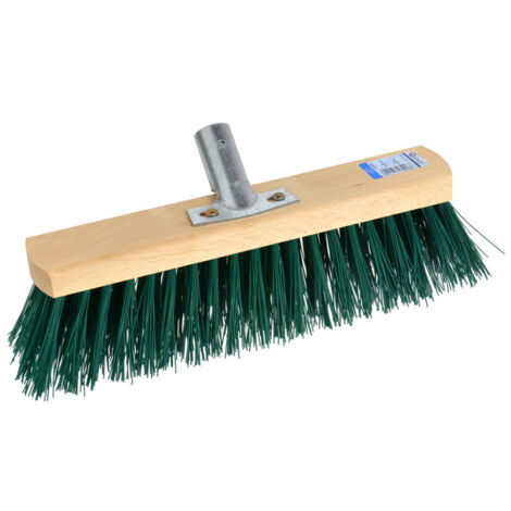 SCOPA DA STRADA 30cm SPAZZATRICE SETOLE RIGIDE OFFICINA GIARDINO ESTERNO GEKO (1/3)