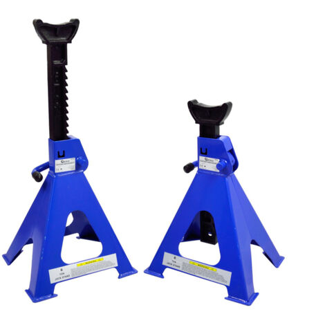 COPPIA CAVALLETTI AUTO MOTO 6ton CON REGOLAZIONE GEKO G02161 (1/5)
