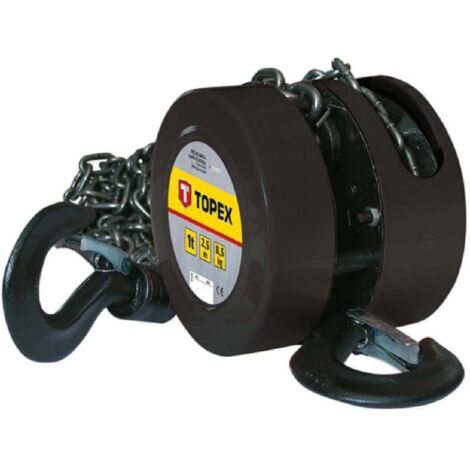 Paranco a catena 2 t, 2,5 m (1/3)
