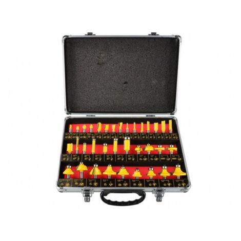 SET 35 FRESE PER PANTOGRAFO FRESATRICE GAMBO 8mm - KIT 35pz - per legno