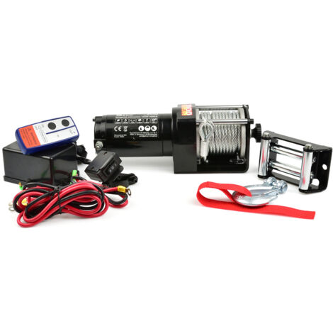ARGANO VERRICELLO ELETTRICO PARANCO 12V 1361Kg TELECOMANDO GEKO G81703 (1/5)
