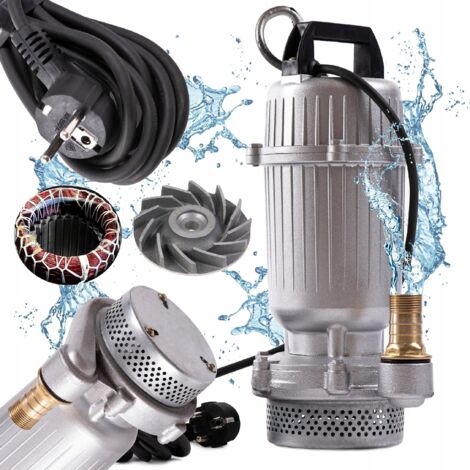 POMPA DA GIARDINO PER ACQUA SPORCA CON TRITURATORE PER ACQUA PIOVANA 1600W