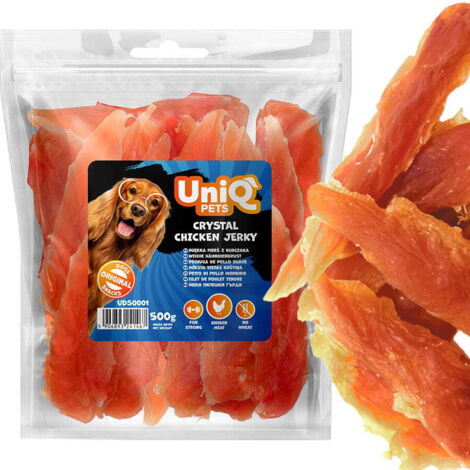 Snack per cani Uniq Pets, 500 g di morbido petto di pollo (1/4)
