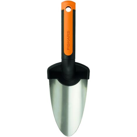 Fiskars Trapiantatore, Lunghezza: 28 cm, Lama in acciaio inossidabile, Nero/Arancione, Premium, 1000726
