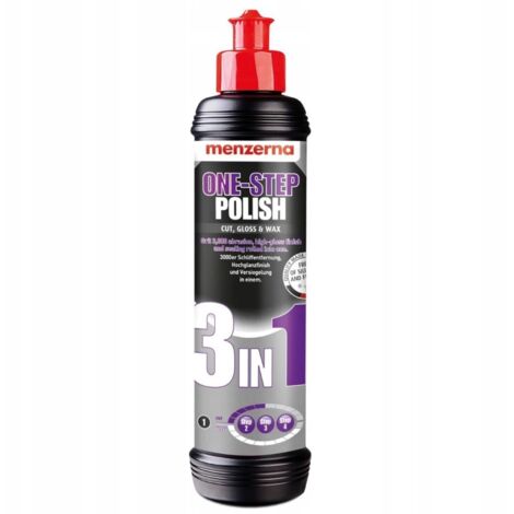 MENZERNA 3in1 ONE STEP POLISH PASTA LUCIDANTE 3in1 PER LUCIDARE LA VERNICE
