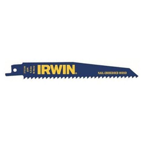 IRWIN 10504158 - Lama 956R 9 pollici/225 mm 6 TPI, per legno con metallo intarsiato