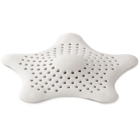 UMBRA STARFISH FILTRO STELLAMARINA DOCCIA VASCA BAGNO BIANCO ACCESSORI CAPELLI
