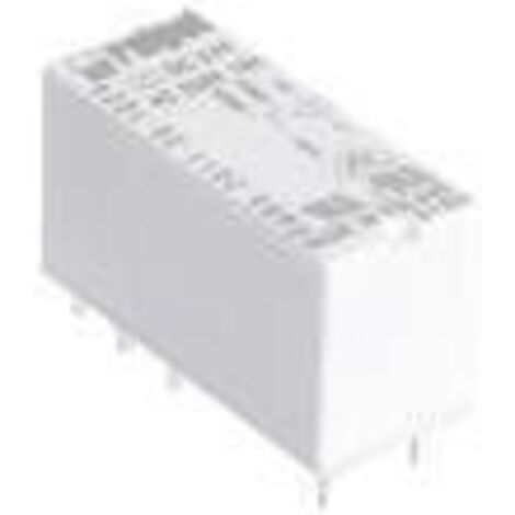 Relè miniatura RM85-2011-35-1024 elettromagnetico per circuito stampato e zoccolo a innesto, passo 3,5mm, altezza 15,7mm