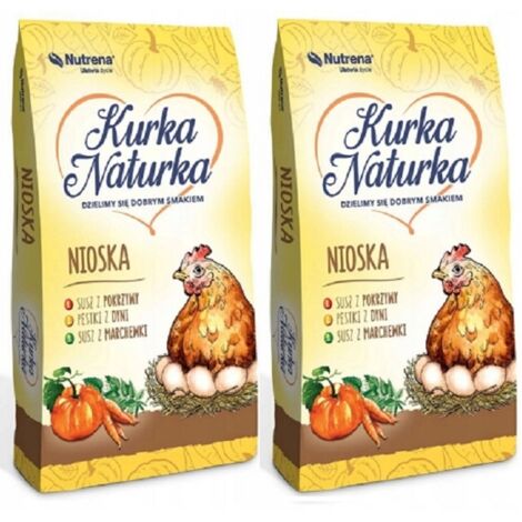 KURKA NATURKA MANGIME PER GALLINE OVAIOLE CRUMBLER CON ERBE AROMATICHE E ORTICA 10KG x 2 pz