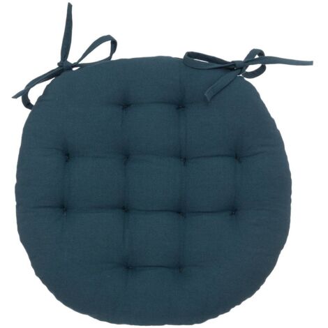 Coprisedia anjali in cotone d38cm blu egeo - Atmosphera créateur d'intérieur