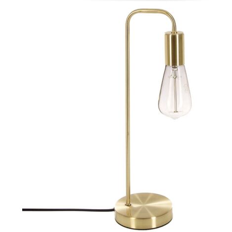 LAMPADA DA TAVOLO KELI D.13XH45CM IN METALLO ORO S
