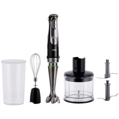 Braun MultiQuick 9 MQ 9135XI frullatore ad immersione nero acciaio