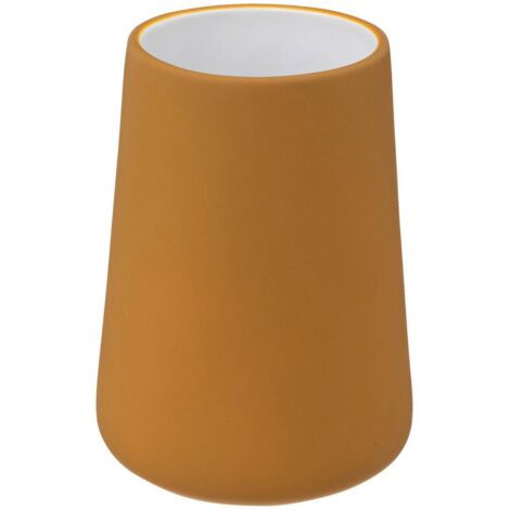 Bicchiere in ceramica colorama marrone malto - 5five