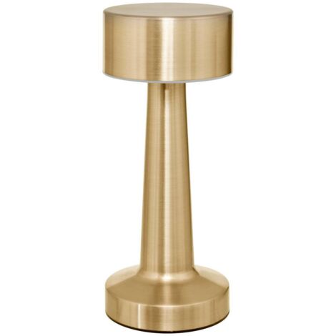 Lampada usb a led per esterni halto placcata oro h21,5 cm - Atmosphera créateur d'intérieur (1/3)
