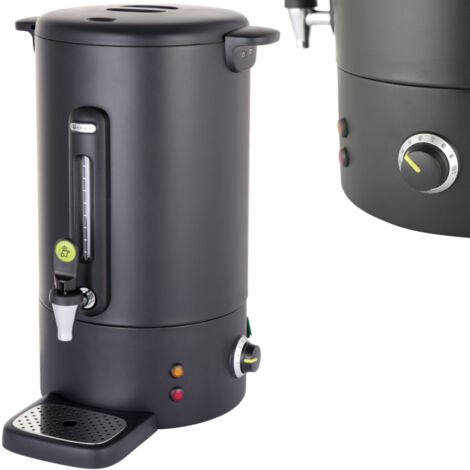 Scaldacaffè con rubinetto antigoccia, nero, Concept Line, 18 l - Hendi 211465