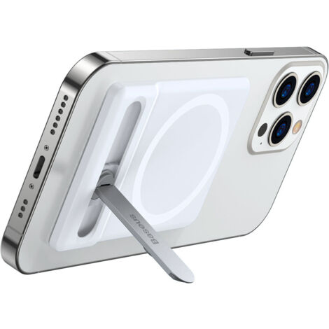 Supporto per telefono pieghevole con supporto magnetico, bianco (1/5)