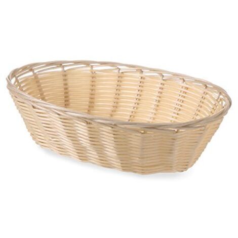 Cestino ovale per il pane in polyrattan 225x130x55mm - Hendi 426500 (1/3)