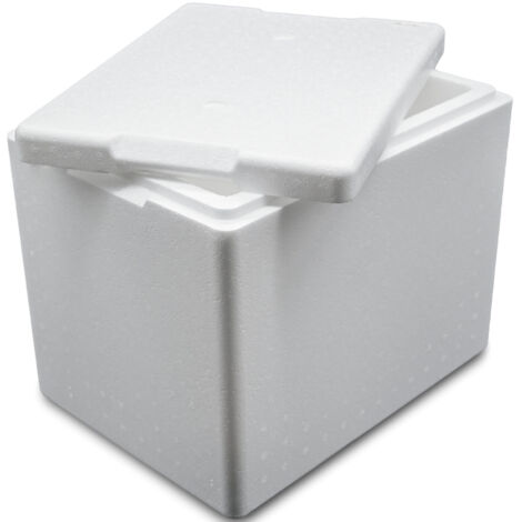 Termobox Scatola termica in polistirolo con coperchio certificato PZH 395x295x320mm 20L Arpack