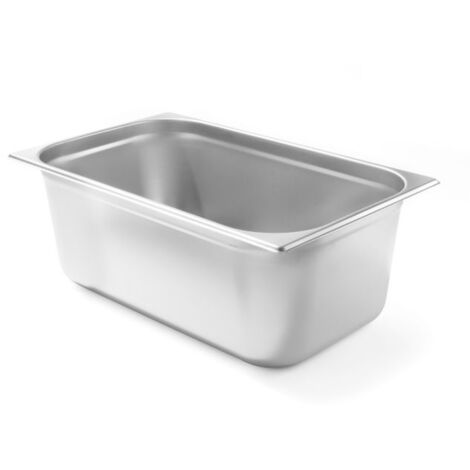 Contenitore GN 1/2 altezza 200 mm, acciaio inox - Hendi 800355