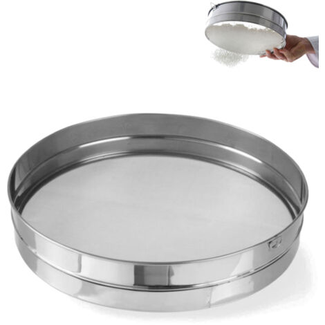 Setaccio denso per setacciare la farina, diametro 407 mm, acciaio - Hendi 637838