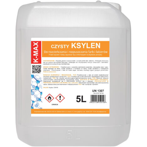 Diluente organico solvente allo xilene per pitture e vernici K-MAX 5L