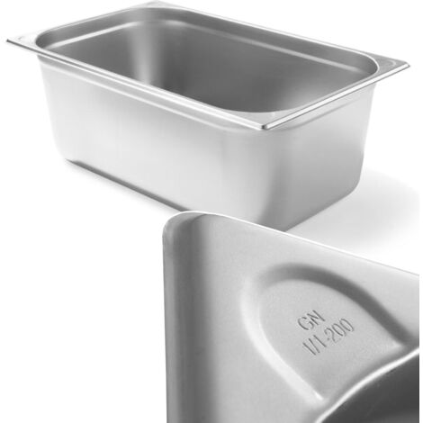 Contenitore GN 1/1 in acciaio Kitchen Line, altezza 200 mm - Hendi 806159