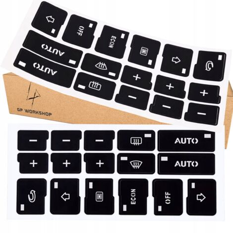 KIT RIPARAZIONE ADESIVI PULSANTE CLIMATIZZATORE AUDI A4 B6 B7