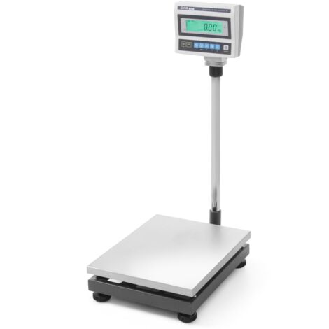 Bilancia a piattaforma per magazzino CAS, omologata per il commercio, 150 kg / 20 g - CAS 580332