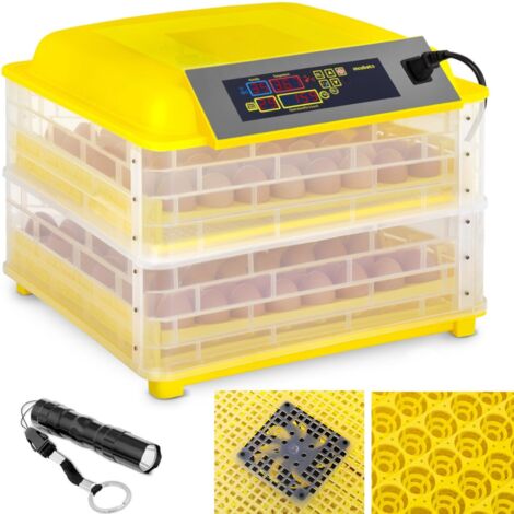 Incubatrice per 112 uova di gallina 120 W + ovoscopio