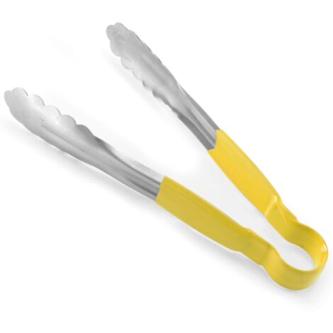 Pinza per servire HACCP, lunghezza 300 mm, gialla - Hendi 171790
