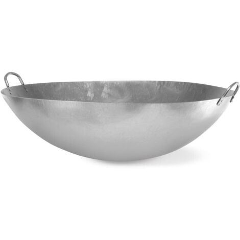Padella wok in acciaio laminato, diametro 700 mm - Hendi 626504