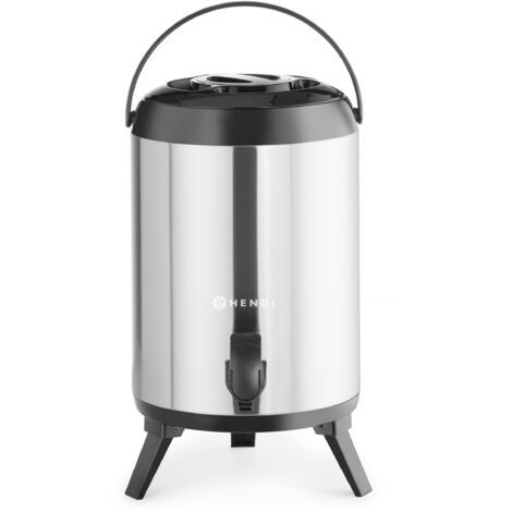 Contenitore termico per ristorazione Thermos con rubinetto per acqua calda e fredda 10 l