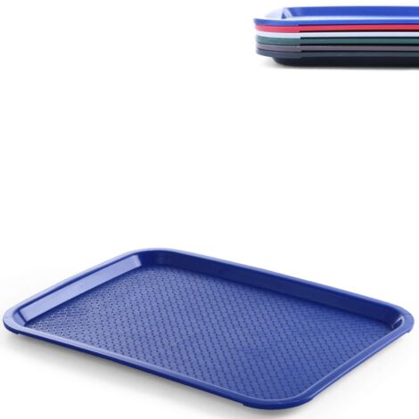 Vassoio in polipropilene per fast food 30,5x41,5 cm - Blu