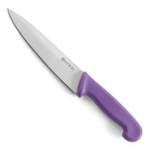 Coltello da cucina per allergici HACCP viola, lunghezza 320mm - Hendi 842676
