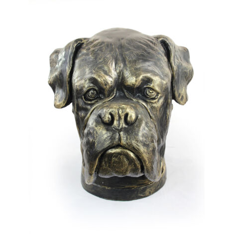 Boxer, Boxer II - busto di cane, grande testa di cane per il giardino, decorazione unica del soggiorno di Art-Dog