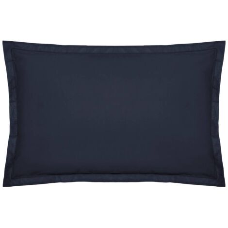 Fodera per cuscino carina in cotone blu inchiostro 50x70cm - Atmosphera créateur d'intérieur