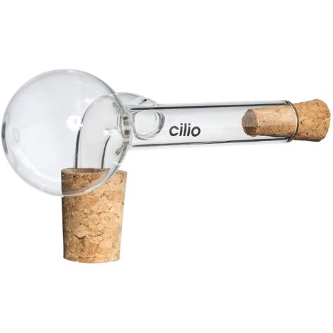 cilio Dosatore PRECISIO, dosatore per bottiglie da 2 cl, lunghezza: 12 cm, larghezza: 5,5 cm, altezza: 7 cm, adatto per aperture fino a 2 cm, per liquori, olio e aceto, vetro borosilicato e sughero (1/3)