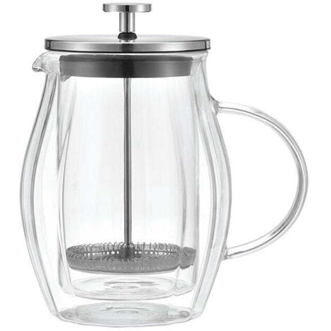 Caffettiera/tè 0.60L French Press argento KLAUSBERG KB-7683