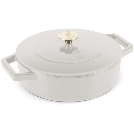 Pentola bassa in ghisa smaltata 2,57L 26cm BERLINGER HAUS Strong Mold Sahara BH-6530 (1/5)