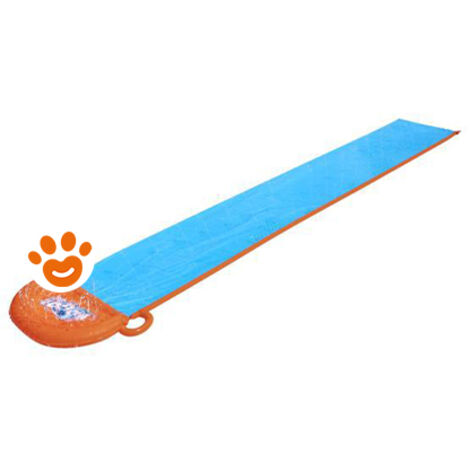 Bestway Pista Scivolo Singola 488x82 cm +3 Anni Giardino 52326