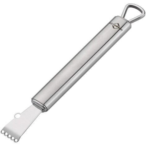 Küchenprofi Parma, grattugia per limoni in acciaio inox 18/10, 17,8 cm, argento – Kuchenprofi Zester & Lemon Bigodino – 18/10 Steel Zester (1/5)