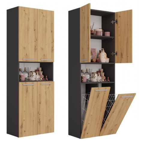 Nel pilastro da bagno ARTISAN 2K/DK ANTRACITE