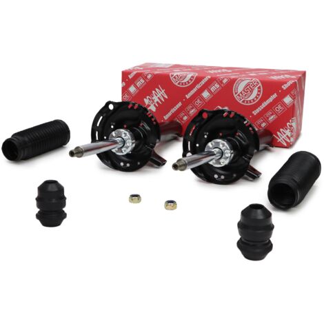 KIT AMMORTIZZATORI + tamponi di fine corsa ""MS"" anteriori (50mm) AUDI A3, SEAT LEON, SKODA OCTAVIA, VW GOLF VII/SPO