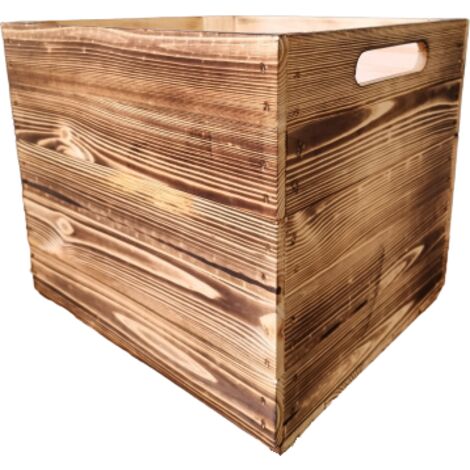 KALLAX scatola in legno per scaffali IKEA, cotta (1/3)